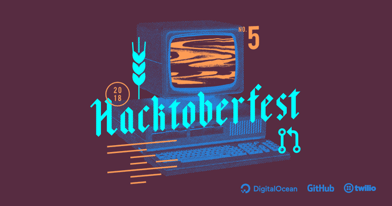 Logo for Hacktoberfest 2018.